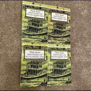 4 Adventures of Huckleberry Finn Story Books